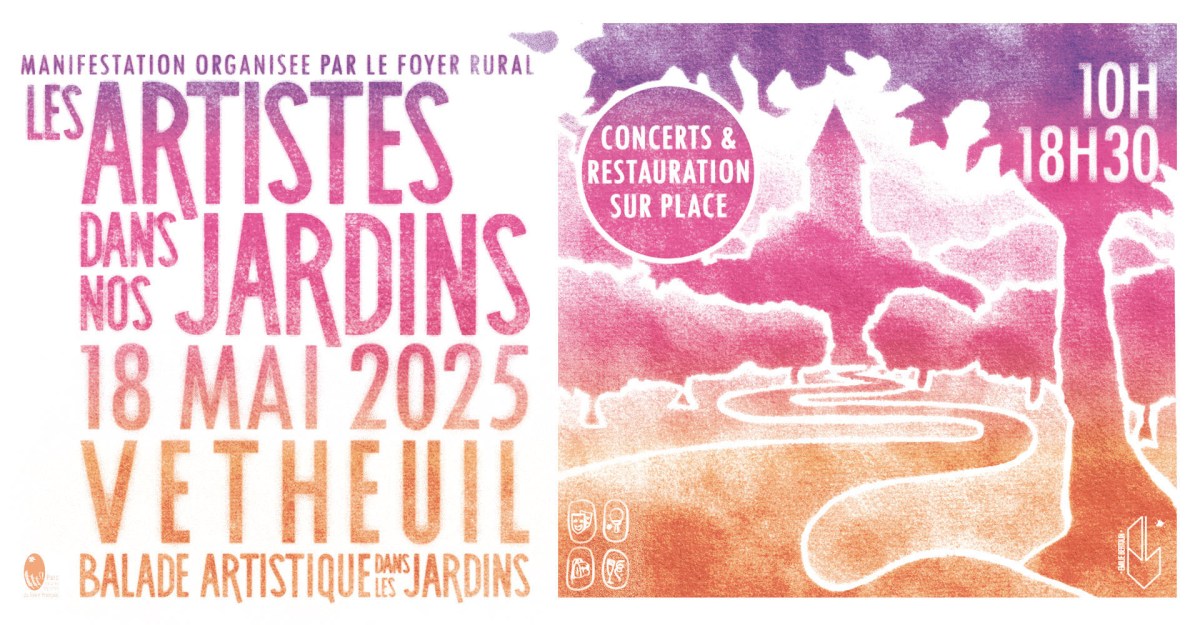 18 mai 2025 : l&rsquo;atelier expose lors des &laquo;&nbsp;Artistes dans nos Jardins&nbsp;&raquo; à&nbsp;Vétheuil