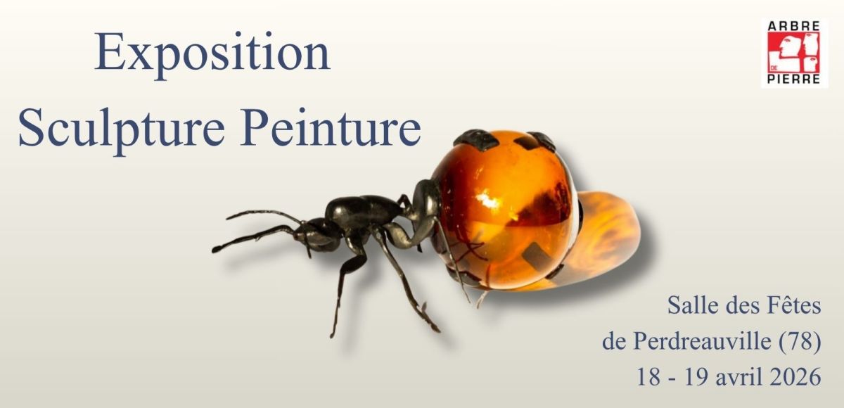 Exposition de sculpture et peinture à Perdreauville (78) les 18 et 19 avril&nbsp;2026